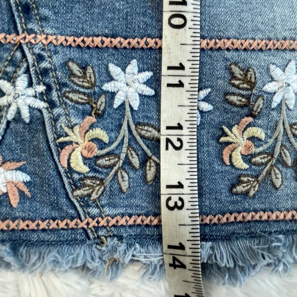 Altar'd State Santa Clara Embroidered Denim Skirt - Picture 6 of 8